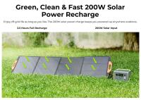 FOSSiBOT F800 Estacion de Energia Portatil y Generador Solar Portatil, 512Wh LiFePO4 Batería, Salida de 800W CA (1600W pico), Recargable al 100% en 1,2 Horas, Adecuado para Caravaning y Viajes - Verde - details 9