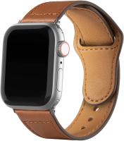 Correa De Cuero Para Apple Watch Compatible Con Series 3 4 5 6 SE 7 8 Ultra Tamaños 38mm 40mm 41mm 42mm 44mm 45mm Accesorio Para Reloj iWatch - details 7