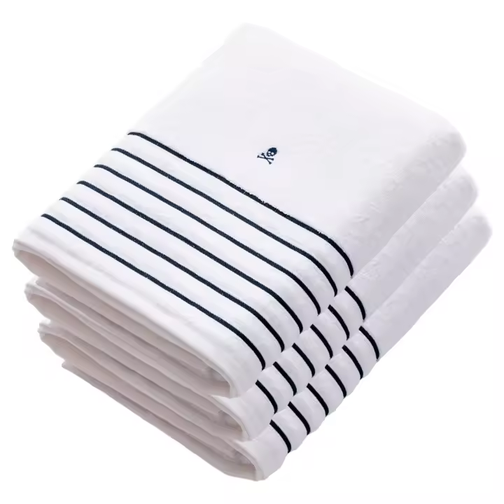 Scalpers Home Set de 3 toallas de ducha, 150x90cm, 100% algodón, 550GSM, gris - 1