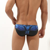 Tanga De Baño Para Hombre Seobean Tres Piezas Ajustable Transpirable Con Estampado De Rayas En Agua Triángulo Bikini De Playa - details 6