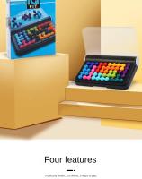 Juego De Puzzle 3D Clásico Pirámide Plateada Con 120 Desafíos Juguete Montessori Para Desarrollar La Lógica Y El Pensamiento Para Niños Y Niñas De 3 a 14 Años - details 2