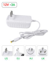 Transformador De Iluminación DC 12V Adaptador De Alimentación Con Entrada AC 100-240V Salida DC 12V 1A 2A 3A Cargador LED Para EU US UK AU Plug - details 3
