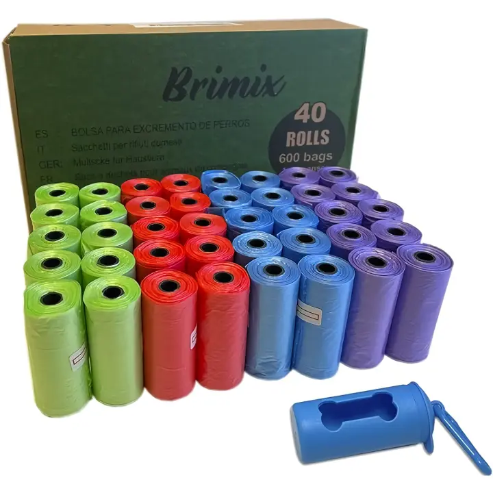 EasySpeed Bolsas Excrementos Perro | Dispensador | 40 Rollos X 15 Bolsas - 1