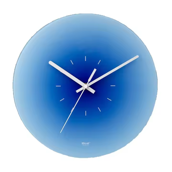 Nordic Sunset Reloj de Parche Con Pilas Con Aguja Puntiaguda Ronda Reloj Silencioso - 1