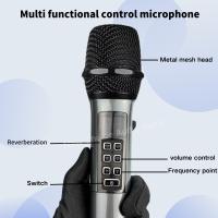 Nuevo Micrófono Inalámbrico Profesional ECHO Dual Canal UHF Para Fiesta Karaoke Iglesia Performance En Escenario Distancia Larga - details 2