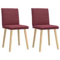 vidaXL Sillas de comedor 2 unidades tela en color Marrón oscuro/Azul vaquero/Gris claro y más | cómodas modernas ergonómicas para comedor cocina salón hogar - details 9