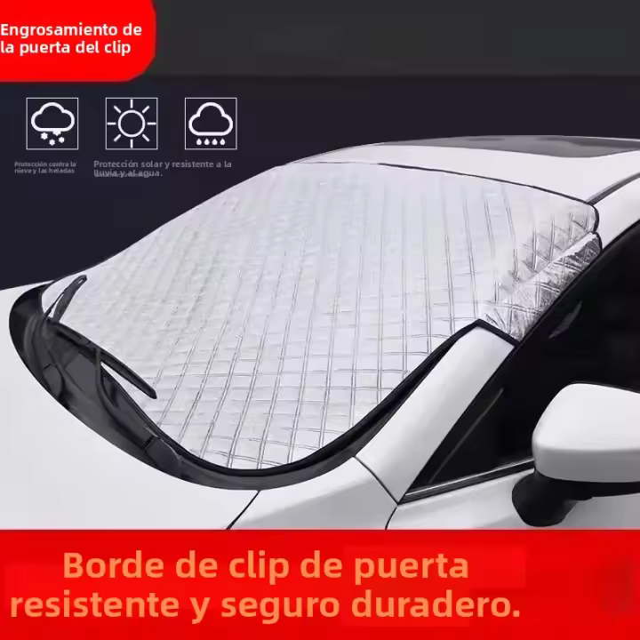 Protector De Ventanas De Coche Anticongelante Con 9 Magnetos Universal Bloqueador De Sol Visor Para Ventilador Delantero Y Trasero - 1