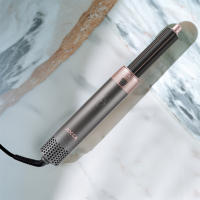 Cepillo Jocca de aire caliente 5 en 1: Secador, rizador, plancha y voluminizador, 5 cabezales intercambiables, 3 temperaturas, cable giratorio 360º, 800-1000W. Ideal para secar, alisar, rizar y crear volumen. Estilo profesional en casa - details 0