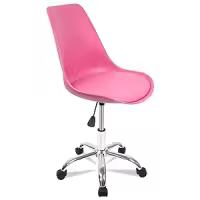 T-LoVendo Silla de Escritorio para Oficina Estudio Comedor Ergonómica con Ruedas Altura Ajustable Sin Reposabrazos - details 4