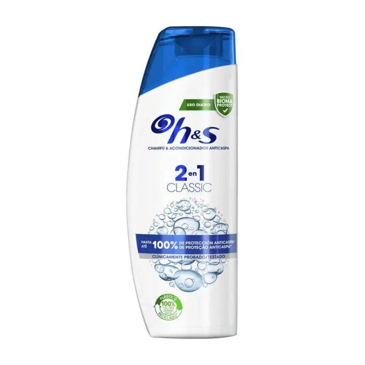 H&S Champú Anticaspa 2 en 1, 480 Ml - Protección Contra Caspa - Uso Diario - 1