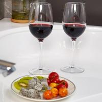 Vajilla De Vino Tritan Indestructible 2/4 Piezas Rojo Tamaño 12.5 Oz Ideal Para Bodas Fiestas Al Aire Libre Y Celebraciones - details 5