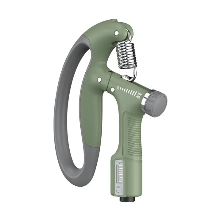 Expansor De Muñeca Y Mano Inteligente Ajustable De 10 a 100KG Ejercicio De Fortalecimiento De La Poderosa Pinza De Agarre Con Cuenta Azul/Morado/Negro Unidad - 1
