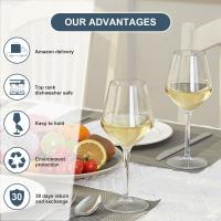 MICHLEY Juego De Vino De Plástico Tritan Indestructible 2/4/6 Piezas Para Fiesta Barra Al Aire Libre Lavable Para Bodas Cumpleaños Agradecimientos - details 10