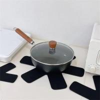 3pcs Almohadillas De Resguardo Térmico No Tejidas Para Cocina Antiadherentes Y Ecológicas Protección Para Ollas Tazas Y Platos - details 3