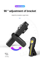 Linterna LED De Banda Larga COB Magnética Recargable USB Con 4 Modos De Iluminación Torcha De Emergencia Lámpara De Reparación Con Gancho - details 12