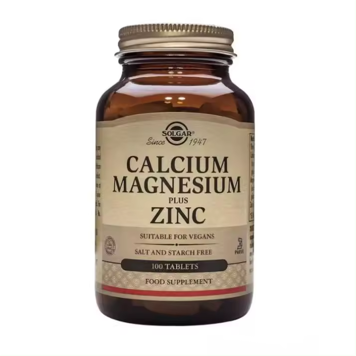Solgar - Calcio y Magnesio con Zinc - 100 comprimidos - 1