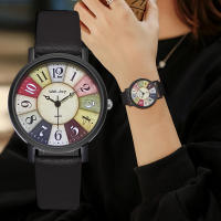 Reloj De Pulsera Para Mujer Reloj Vintage De Cuarzo Moda Casual Con Correa De Cuero Display Analógico Y Digital Regalo Para Fiesta - details 0