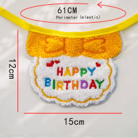 1pc Bandana Para Mascotas Gatos Y Perros Con Bordado De Cumpleaños Colorido Accesorios De Ropa Para Fiesta Supplies TMZ - details 11