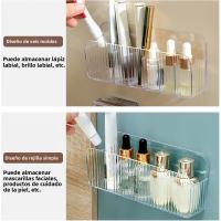 Cabinete De Espejo De Pared Con Compartimentos Estuche De Almacenamiento Sin Compartimentos Material Acrílico Para Artículos Domésticos - details 4