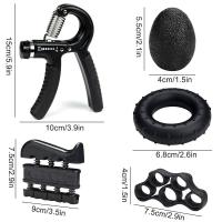 Ajustable R-Type Agarrador De Mano Para Ejercicio De Fuerza Contable Expansor De Muñeca Y Dedos Con Resorte Para Entrenamiento De Resistencia - details 1