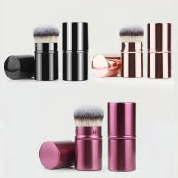 Cepillo De Maquillaje Retráctil Kabuki Multifuncional Portátil Para Viajes Para Líquidos Crema Y Polvo Flawless De Nylon Sin Alergias - details 0
