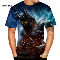 Camiseta De Streetwear Hip-hop World of Warcraft 3D Haikyuu Oversize Para Hombres Y Mujeres Camiseta De Verano Casual Manga Corta Breathable - details 14