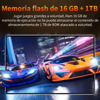 2025 Nueva tableta 5G 10,1 pulgadas Android 13,0 tableta 16GB Ram 1TB ROM tableta Doble Cámara WiFi tipy-C - details 5