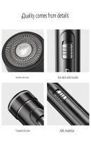 Afeitadora Eléctrica Compacta Y Conveniente Para Hombres Recargable Por USB Uso Seco Y Húmedo Botón De Inicio Simple Ideal Para El Hogar Coche Y Viajes - details 9