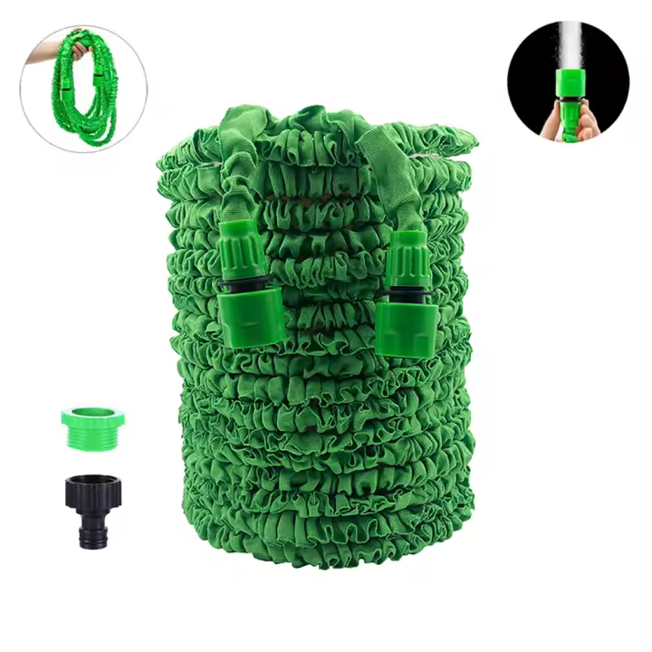 Cañón De Jardín Flexible De Alta Presión Para Lavar Coches Herramientas Diarias Para Riego Del Jardín Y Hogar Expansible 25FT-200FT Magia De Tubos De Agua - 1