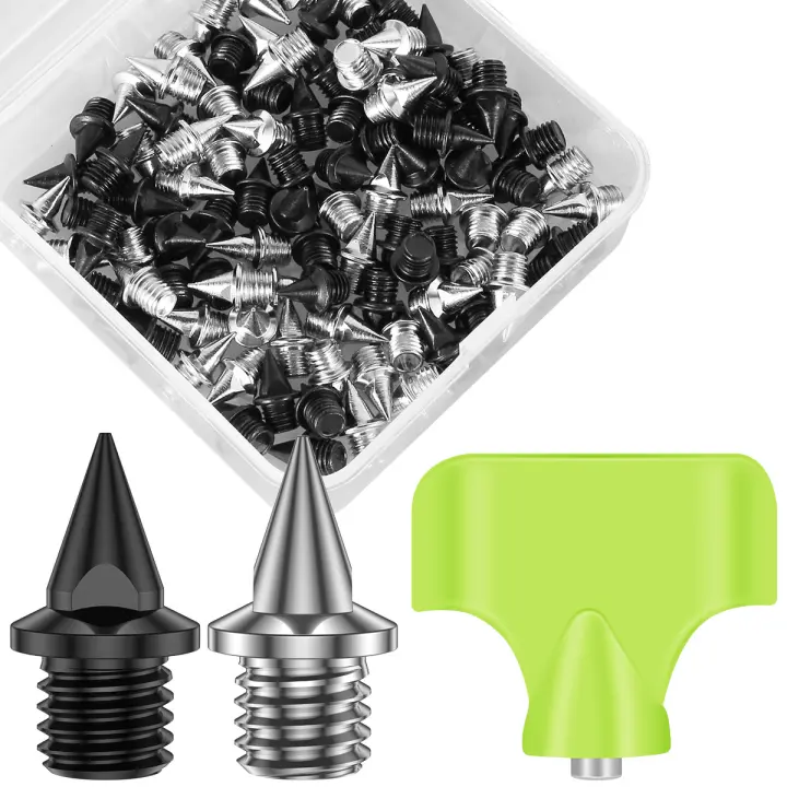 100Pcs Pitones De Acero Para Zapatillas De Deporte Antideslizantes Y Ligeras Reemplazo Para Correr Y Caminar - 1