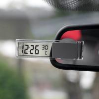 Sensor De Temperatura Digital LCD Para Coche Y Camión Clima Interior Exterior Horómetro Adhesivo En Ventanas De Automóvil - details 0