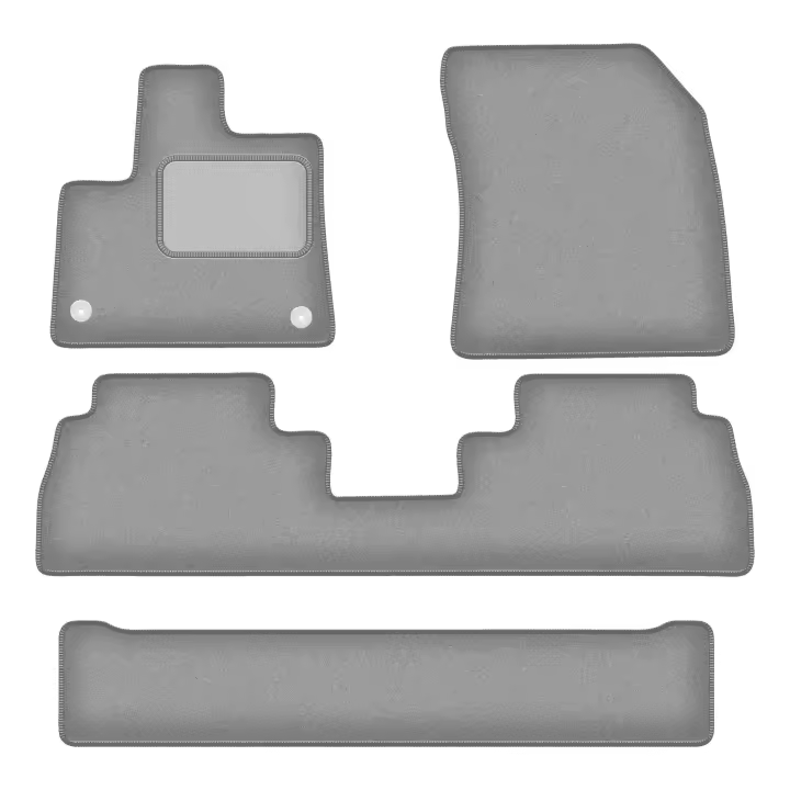 Alfombrillas de coche gris ceniza para: Opel Combo E 7 plazas (2018-) - 1