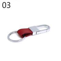 Llavero De Cuero Moda Con Anillo Metálico Para Llaves De Coche Soporte De Cinturón Para Mujeres Y Hombres Accesorios De Moda - details 6