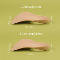 Insertos De Apoyo Arco Ópticos Para Alivio De La Fascitis Plantar Y Corrección De Piernas X/O - Alivio Del Dolor De Pies Unisex (1-Pair) - details 8