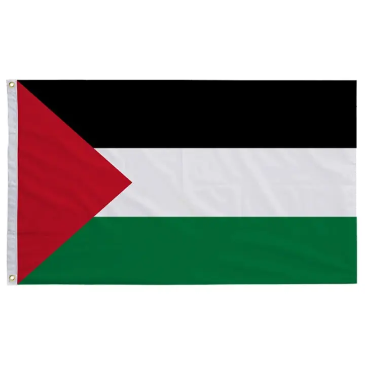 Bandera De Palestina 150 X 90 Cm De Alta Calidad Poliéster Para Adornos Banderera De GazaPalestina Material De Carbono - 1