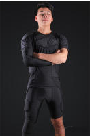 Chaqueta De Motocicleta Para Hombres Con Armadura Protección Moto Motocross Racer Gear De Capa Básica Equipamiento Protector - details 26