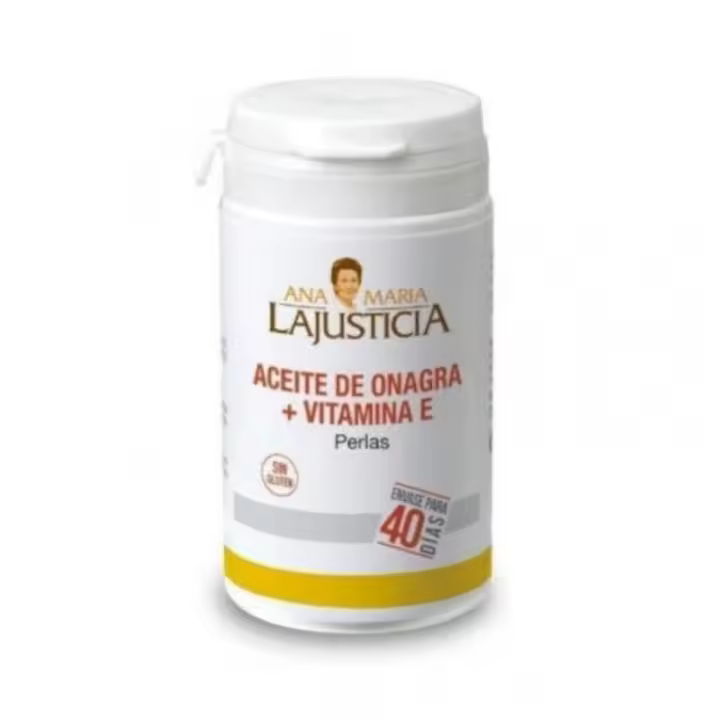 Ana Maria Lajusticia Ana María Lajusticia Aceite de Onagra + Vitamina E 80 Perlas - Alivio para Menopausia y Dolores Menstruales - 1