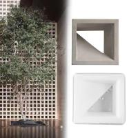 Plantador De Ladrillos Para Jardín Plantador De Piedra De Concreto Blanco Herramienta DIY Para Camino Y Paving Estampado De Ladrillo - details 1