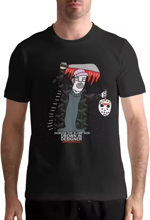 Camisa clásica de manga corta para hombre, Tops negros - 1