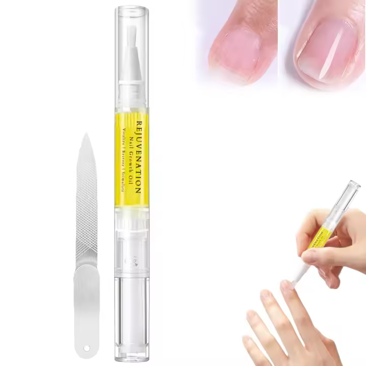Aceite para el crecimiento de uñas Brother Cosmetics, aceite rejuvenecedor para el crecimiento de uñas, aceite Brother para el crecimiento de uñas, reparación instantánea de uñas, suero rejuvenecedor para el crecimiento y fortalecimiento de uñas (1 unidad - 1