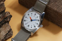 Reloj Mecánico De Mano 7120 Para Hombres 36mm Retro Business Tiempo Clásico Sencillo Para Parejas Material De Correa De Cuero Resistente Al Agua Profundidad 3Bar - details 2