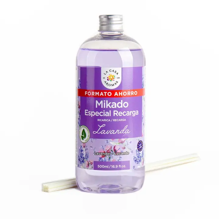 La casa de los aromas - Mikado reposición Lavanda 500ml - 1