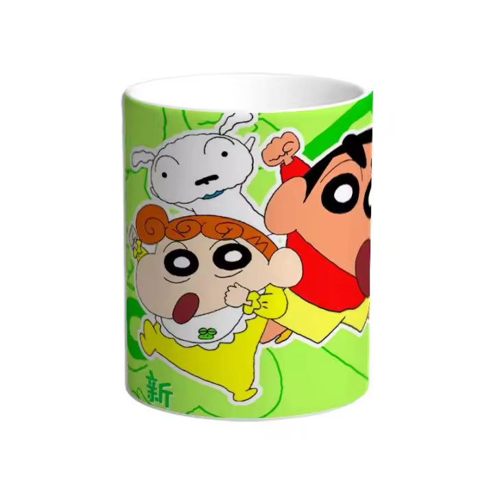 Taza Shinchan. Shin Chan. Shinnosuke Noara. Himawari. Misae. Hiroshi. Boo Chan. Nene. Masao. Kazama. Nanako - 1
