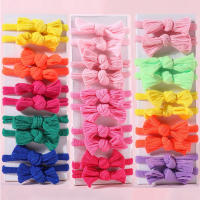 10Pcs/set Cinturones De Cabello Para Mujeres Y Niñas Con Lazo Colorido 4CM Elásticos Accesorios De Cabello Fashion Para Niñas Regalo - details 6