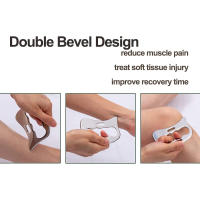 Masajeador De Acero Inoxidable Gua Sha Herramienta De Desgaste Muscular Para Relajación Corporal Y Masaje Facial Uso Manual Tamaño Medio - details 7