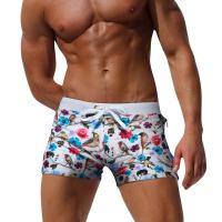 Ropa De Baño Para Hombre Shorts De Natación Con Impresiones Multiespeciales Elasticidad Para Playa Y Surf Estilo De Verano Traje De Baño Corto De Nylon Y SPANDEX - details 1