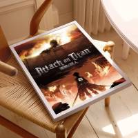 Póster De Anime A-Attack COOL En Titan De Alta Calidad Impresión Digital Adhesivo Y Resistente Al Agua Para Decoración De Pared Café Bar Oficina - details 3