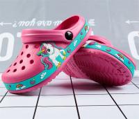 Nuevos Zapatos De Jardín Para Niños Con Diseño De Unicornio Y Dinosaurio Sandalias Planas De Playa Antideslizantes Transpirables Para Verano Talla Ajustable Para Edades 3-12 Años Material PU Y EVA - details 8