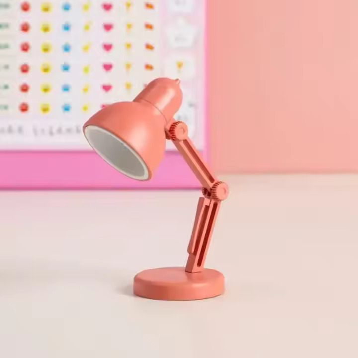 Luz De Libro Mini Con Clip LED Lampara De Mesa Plegable Luz Nocturna Para Viaje Protección Ocular Iluminación De Dormitorio Y Oficina - 1