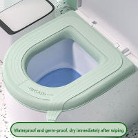 Cubierta De Asiento De Inodoro EVA Para Verano E Invierno Tapete Caliente Y Suave Lavable Cubierta De Tapa De Inodoro Accesorio De Baño Bidet - details 1